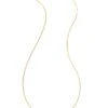 Diamond Cut Snake Chain Necklace In 18k Gold Vermeil -Kendra Scott kendra scott diamond cut snake chain necklace 18k yellow gold vermeil 00