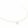 Diamond Letter A Pendant Necklace In 14k Yellow Gold -Kendra Scott kendra scott diamond letter a necklace 14k yellow gold white diamond 00 lg