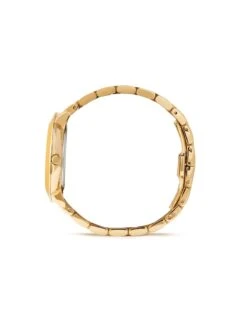 Dira Gold Tone Stainless Steel 38mm Diamond Dial Watch In Ivory Mother-of-Pearl -Kendra Scott kendra scott dira 38mm diamond dial watch gold tone stainless steel ivory mother of pearl 02
