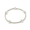 Dira Coin Stretch Bracelet In Silver 2 Dira Coin Stretch Bracelet In Silver -Kendra Scott kendra scott dira coin stretch bracelet rhodium white cz 00
