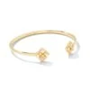 Dira Stone Gold Cuff Bracelet In Ivory Mix -Kendra Scott kendra scott dira stone cuff bracelet gold ivory mix 00