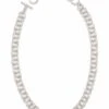 18 Inch Double Chain Link Necklace In Silver -Kendra Scott kendra scott double link chain necklace silver 00 lg