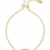 Elaina Gold Adjustable Chain Bracelet In Ivory Pearl 2 Elaina Gold Adjustable Chain Bracelet In Ivory Pearl -Kendra Scott kendra scott elaina gold adjustable bracelet in ivory pearl 00 default lg