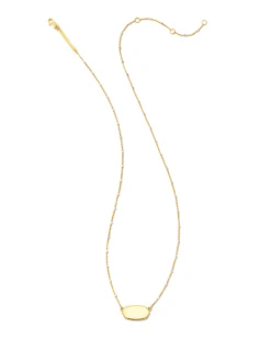 Elisa Metal Satellite Necklace In Mixed Metal -Kendra Scott kendra scott elisa metal satellite necklace 18k yellow gold vermeil sterling silver 01