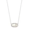 Elisa Sterling Silver Pendant Necklace In Ivory Mother-of-Pearl 2 Elisa Sterling Silver Pendant Necklace In Ivory Mother-of-Pearl -Kendra Scott kendra scott elisa necklace sterling silver ivory mother of pearl 00 lg