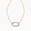 Elisa 14k Yellow Gold Open Frame Pendant Necklace In White Diamond 2 Elisa 14k Yellow Gold Open Frame Pendant Necklace In White Diamond -Kendra Scott kendra scott elisa open frame pendant necklace 14k yellow gold wt diamond 01 lg
