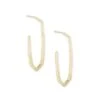 Ellen Hoop Earrings In 18k Gold Vermeil -Kendra Scott kendra scott ellen hoop earring sterling gold vermeil 01 lg