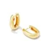 Ellen Wide Huggie Earrings In 18k Gold Vermeil -Kendra Scott kendra scott ellen wide huggie earrings 18k yellow gold vermeil 00