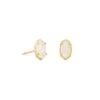 Emilie Gold Stud Earrings In Iridescent Drusy -Kendra Scott kendra scott emilie stud earring gold iridescent drusy 00 lg