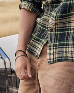 Evans Sterling Silver Corded Bracelet In Black Leather -Kendra Scott kendra scott evans bracelet oxidized sterling silver black