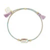 Everlyne Multicolor Cord Friendship Bracelet In Dichroic Glass -Kendra Scott kendra scott everlyne friendship bracelet gold dichroic glass 00 lg
