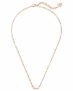 Fern Pendant Necklace In Rose Gold -Kendra Scott kendra scott fern rose gold pendant necklace 01 default lg