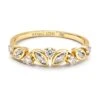 Becca 14k Yellow Gold Band Ring In White Diamond -Kendra Scott kendra scott fine becca band ring 14k yellow gold white diamond 00 lg