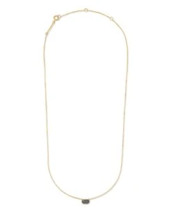 Kendra Scott -Kendra Scott kendra scott fine marisa pendant necklace 14k yellow gold black diamond 01 lg