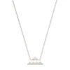 Folds Of Honor Pendant Necklace In Silver -Kendra Scott kendra scott folds of honor pendant necklace rhodium silver 00 lg