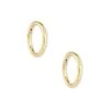 Gina Seamless Huggie Earrings In 14k Yellow Gold -Kendra Scott kendra scott gina seamless huggie earring 14k yellow gold 00 lg