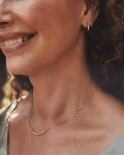 Kendra Scott -Kendra Scott kendra scott gina seamless huggie earrings 14k yellow gold 1