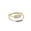 Grayson Gold Band Ring In White Crystal -Kendra Scott kendra scott grayson crystal band ring gold white cz 00