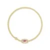 Grayson Gold Stretch Bracelet In Dichroic Glass -Kendra Scott kendra scott grayson stretch bracelet bracelet gold brass dichroic 00 lg