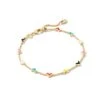 Haven Heart Gold Chain Bracelet In Multi Mix 1 Haven Heart Gold Chain Bracelet In Multi Mix -Kendra Scott kendra scott haven heart delicate chain bracelet gold multi mix 00