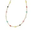 Haven Heart Gold Strand Necklace In Multi Mix -Kendra Scott kendra scott haven heart strand necklace gold multi mix 00 lg