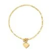 Heart Padlock Chain Bracelet In 18k Gold Vermeil -Kendra Scott kendra scott heart padlock chain bracelet 18k gold vermeil 00