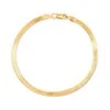 Herringbone Chain Bracelet In 18k Yellow Gold Vermeil -Kendra Scott kendra scott herringbone chain bracelet 18k yellow gold vermeil 00 lg
