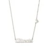 Illinois Pendant Necklace In Sterling Silver -Kendra Scott kendra scott illinois pendant necklace sterling silver 00 lg