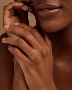 Isabella 14k White Gold Band Ring In White Diamond -Kendra Scott kendra scott isabella fine ring yellow 14kgold diamond 02 lg