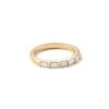 Isabella 14k Yellow Gold Half Eternity Band Ring In White Diamond -Kendra Scott kendra scott isabella half eternity ring 14k yellow gold white diamond 00