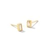 Isabella 14k Yellow Gold Stud Earrings In White Diamond -Kendra Scott kendra scott isabella stud earrings 14k gold white diamond 01
