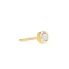 Iva 18k Yellow Gold Vermeil Single Stud Earring In Amethyst 1 Iva 18k Yellow Gold Vermeil Single Stud Earring In Amethyst -Kendra Scott kendra scott iva mini stud earring 18k gold vermeil white topaz 00 lg