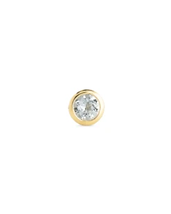 Iva 18k Yellow Gold Vermeil Single Stud Earring In Amethyst -Kendra Scott kendra scott iva mini stud earring 18k gold vermeil white topaz 01 lg
