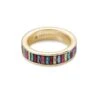 Jack Gold Band Ring In Multi Crystal -Kendra Scott kendra scott jack band ring gold multi nano gems 00 lg