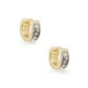 Jack Gold Huggie Earrings In White Crystal -Kendra Scott kendra scott jack huggie earring gold white cz 00 lg
