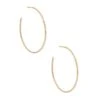 Keeley 50mm Hoop Earrings In 18k Gold Vermeil