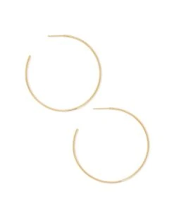 Keeley 50mm Hoop Earrings In 18k Gold Vermeil -Kendra Scott kendra scott keeley hoop earrings 18k gold vermeil 01 lg