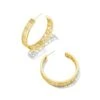 Kelly Hoop Earrings In Gold -Kendra Scott kendra scott kelly hoop earrings gold 00