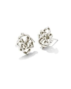 Kelly Stud Earrings In Silver