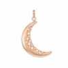 Large Crescent Moon Charm In Rose Gold -Kendra Scott kendra scott large crescent moon charm rose gold 00 lg