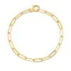 Large Paperclip Chain Bracelet In 18k Gold Vermeil -Kendra Scott kendra scott large paperclip chain bracelet 18k yellow gold vermeil 00 lg
