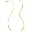 Large Serpentine Chain Necklace In 18k Gold Vermeil -Kendra Scott kendra scott large serpentine chain necklace 18k yellow gold vermeil 00