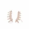 Laurie Ear Climbers In Rose Gold -Kendra Scott kendra scott laurie ear climbers in rose gold 00 default lg