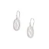 Lee Sterling Silver Drop Earrings In Ivory Mother-of-Pearl -Kendra Scott kendra scott lee earring sterling silver ivory mother of pearl 00 lg