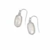 Lee Silver Drop Earrings In Ivory Pearl -Kendra Scott kendra scott lee silver drop earrings in ivory pearl 00 default lg