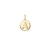 Letter A Coin Charm In 18k Gold Vermeil -Kendra Scott kendra scott letter a coin 18k gold vermeil 00 lg