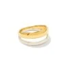 Meg Double Band Ring In Mixed Metal -Kendra Scott kendra scott meg double band ring two tone 00