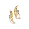 Meg Double Hoop Earrings In Mixed Metal 2 Meg Double Hoop Earrings In Mixed Metal -Kendra Scott kendra scott meg double hoop earrings 18k yellow gold vermeil Mix Silver 01