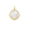 Matilda 18k Gold Vermeil Stone Charm In Ivory Mother-Of-Pearl -Kendra Scott kendra scott mother matilda stone charm 18k yellow gold vermeil ivory mop 00