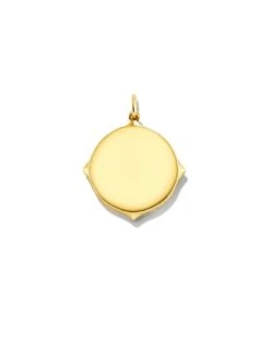 Matilda 18k Gold Vermeil Stone Charm In Ivory Mother-Of-Pearl -Kendra Scott kendra scott mother matilda stone charm 18k yellow gold vermeil ivory mop 01